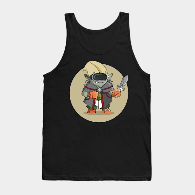 Relic Hunters - Green Goblin with Assassin Cloak Tank Top by Lovelace Designs